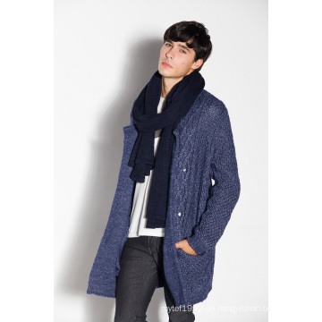 Mode Revers Stricken Männer Strickjacke Mantel Strickjacke mit Knopf